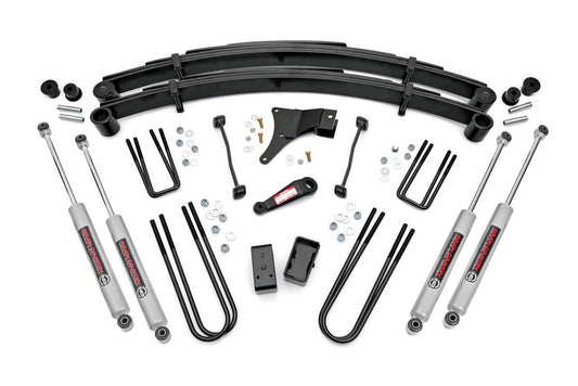 Kit de elevación de 4 pulgadas | Bloques traseros | Ford F-250/F-350 Super Duty 4WD (1999)
