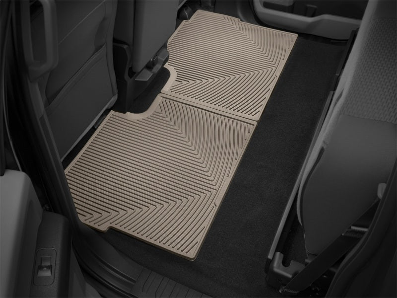 WeatherTech WT Rubber Mats - Rear - Tan by WeatherTech