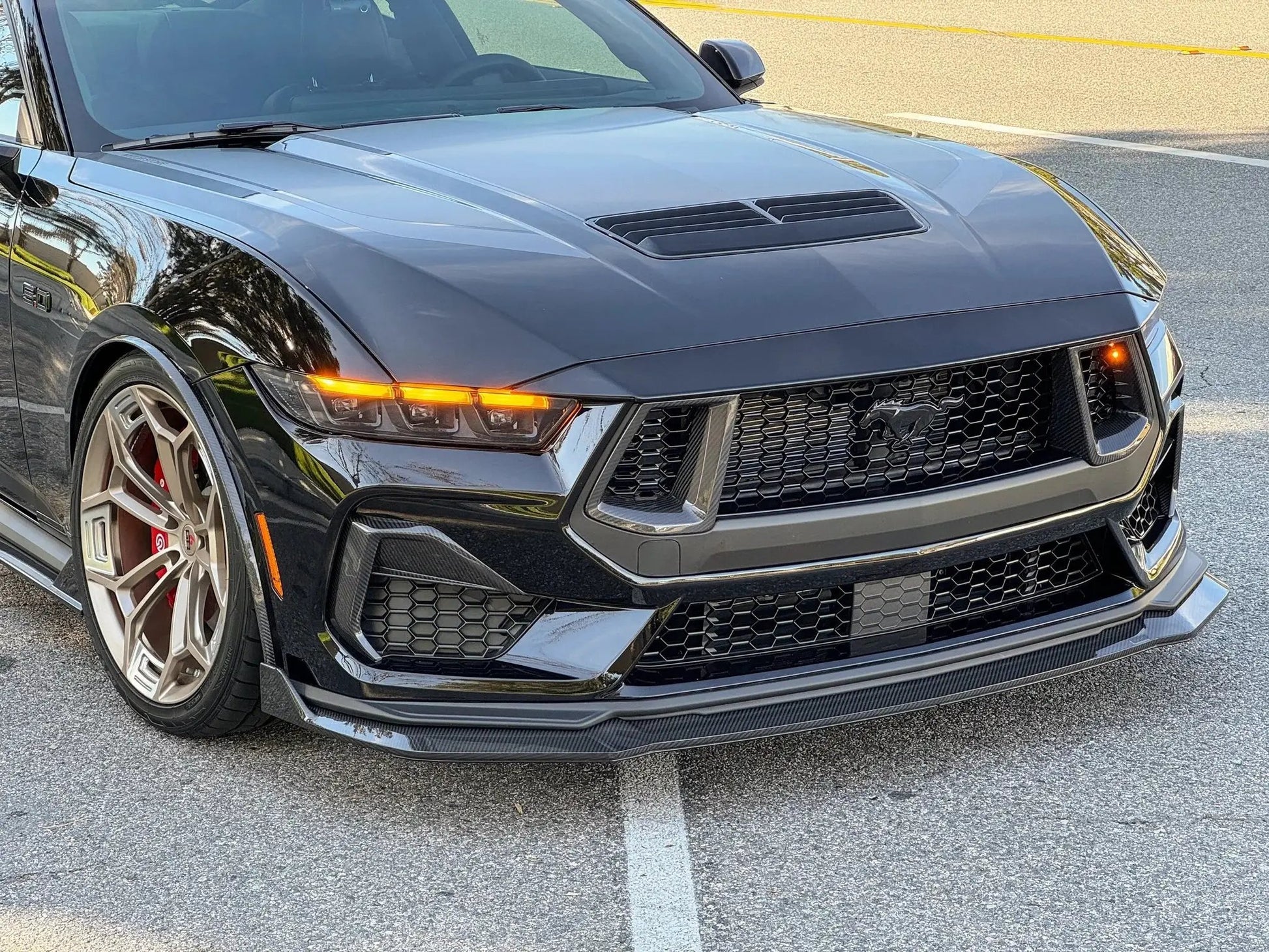 NYTOP 2024-Current Ford Mustang Splitter Extension by NYTOP