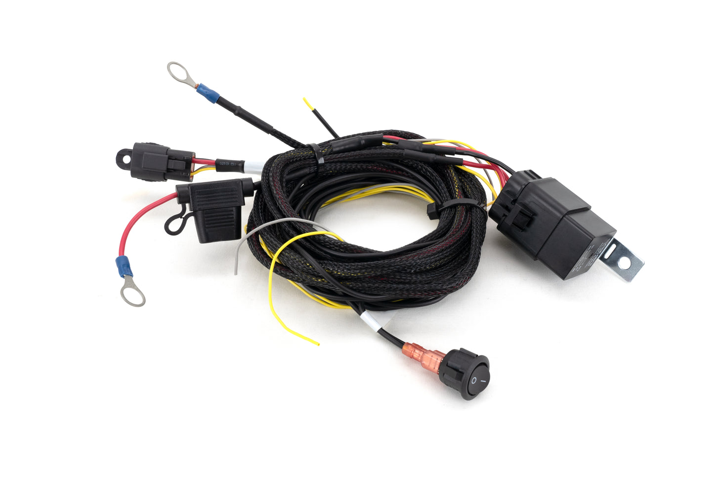 TRIPLE-R-LIGHTS Single-Lamp Harness Kit (4-Pin, Deutsch DT, 12V)