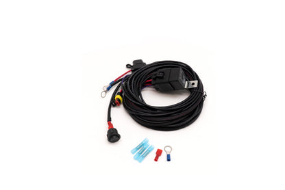 TRIPLE-R-LIGHTS Single-Lamp Harness Kit - Long (2-Pin, Superseal, 12V)