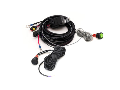 TRIPLE-R-LIGHTS Single-Lamp Wiring Kit with Momentary Switch (3-Pin, Superseal, 12V)