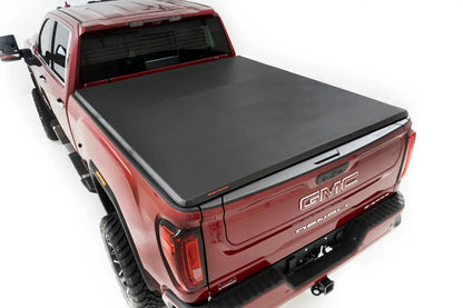Rough Country Soft Tri-Fold Bed Cover | 6'9" Bed | Chevy/GMC 2500HD/3500HD (20-26) by Rough Country