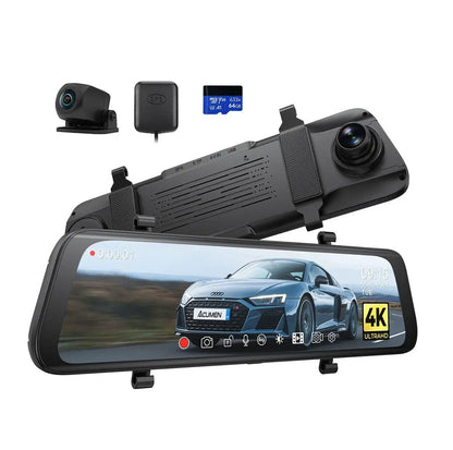 Acumen XR10 Pro 4K Front & 2.5K Rear Cameras, 10" IPS Touchscreen with Built-in Wi-Fi by Acumen Camera