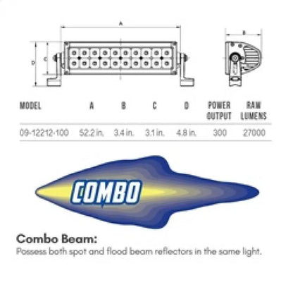 Westin WES LED Light Bars - B-Force by Westin