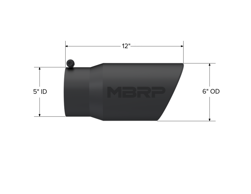 MBRP Univ Exhaust Tips BLK by MBRP