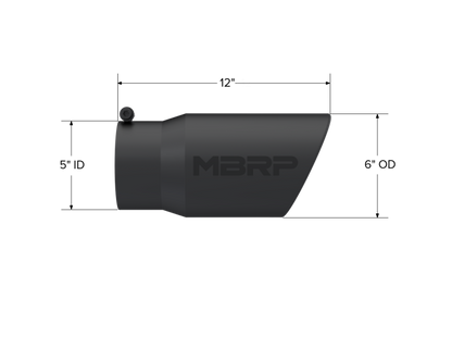 MBRP Univ Exhaust Tips BLK by MBRP