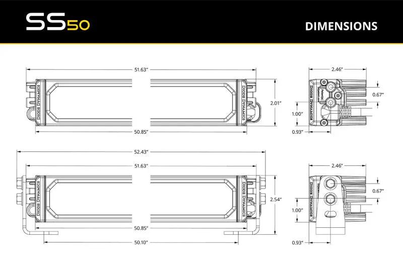 Diode Dynamics DIO LED Light Bars by Diode Dynamics