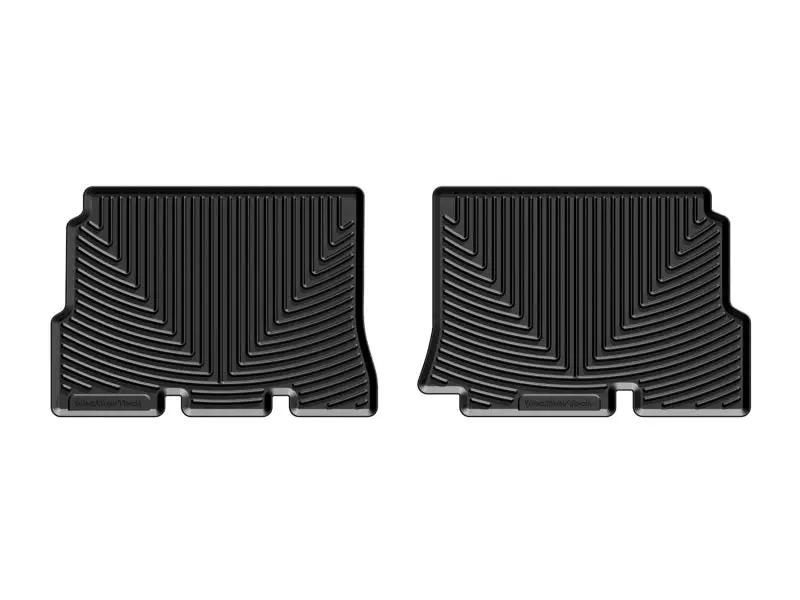 WeatherTech WT Rubber Mats - Rear - Blk by WeatherTech