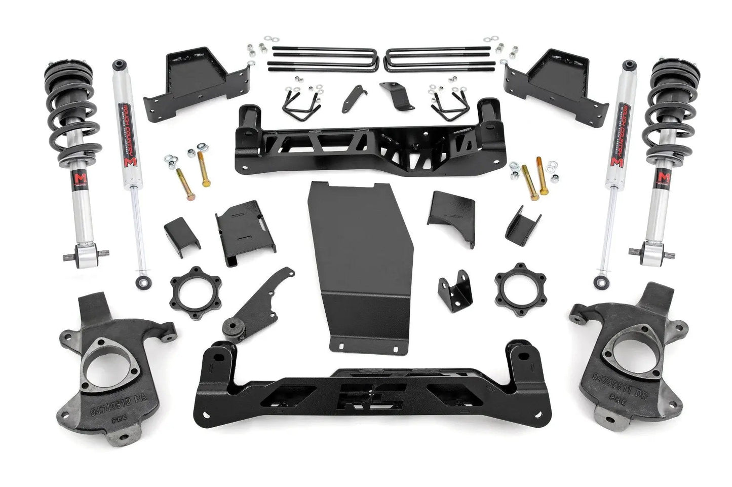 Rough Country 6 Inch Lift Kit | Cast Steel | M1 Struts/M1 | Chevy/GMC 1500 (14-18 & Classic) by Rough Country