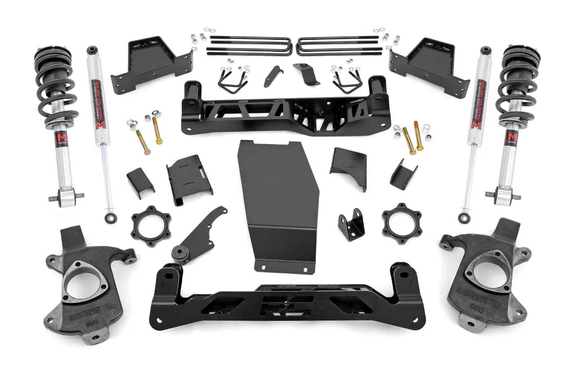 Rough Country 6 Inch Lift Kit | Cast Steel | M1 Struts/M1 | Chevy/GMC 1500 (14-18 & Classic) by Rough Country