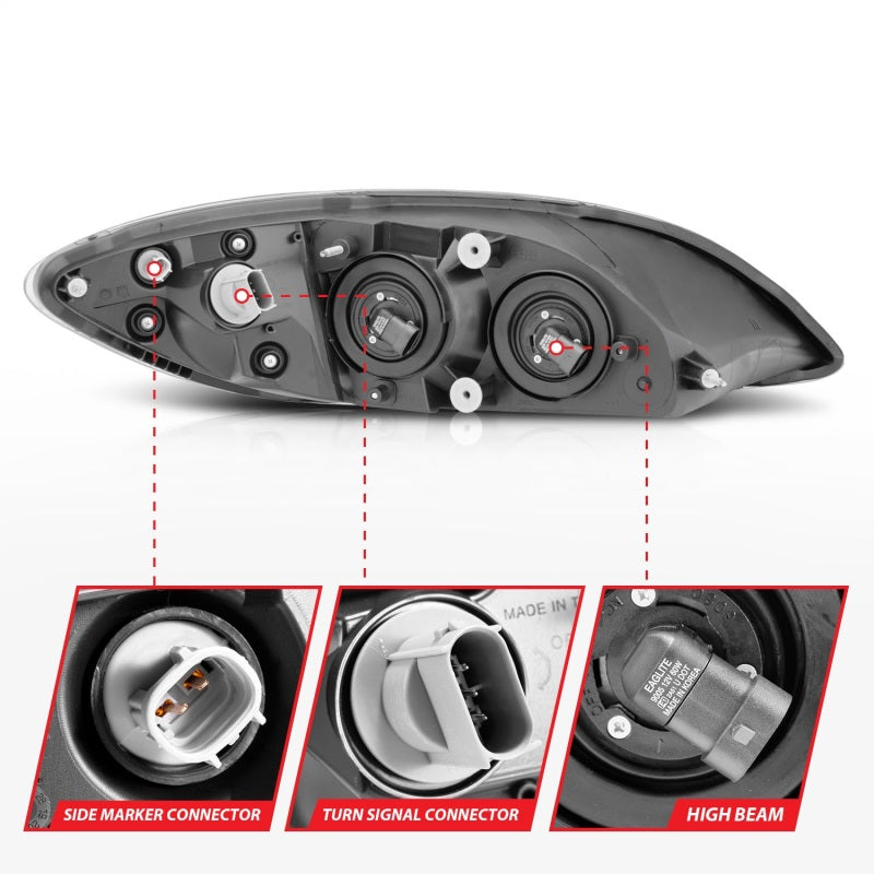 ANZO ANZ Crystal Headlights by ANZO