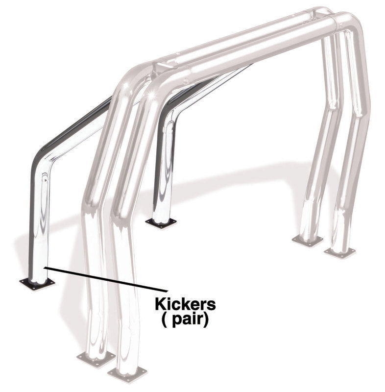 Go Rhino GOR Bed Bar - Chrome