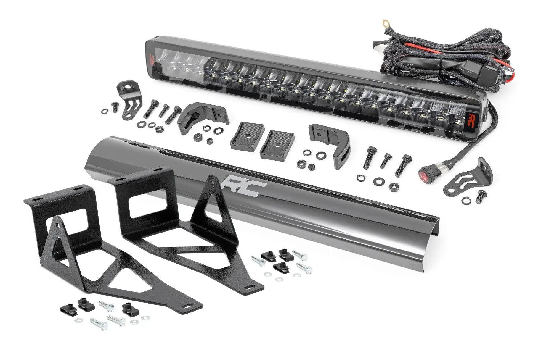 Rough Country LED Light Kit | Bumper Mount | 20" Spectrum Dual Row | Ford F-250/F-350 Super Duty (05-07) by Rough Country
