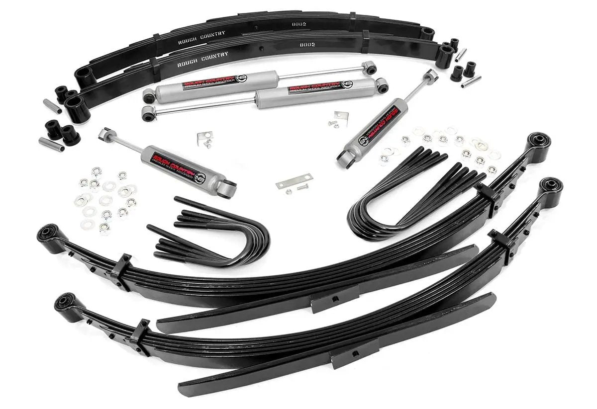 Rough Country 2 Inch Lift Kit | 56 Inch RR Springs | Chevy/GMC 3/4-Ton Suburban 4WD (88-91) by Rough Country