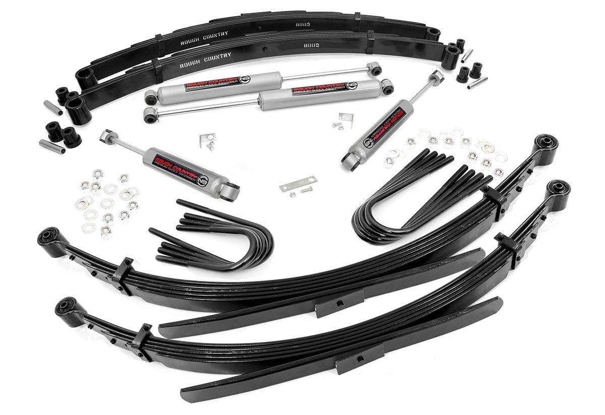 Kit de elevación de 2 pulgadas | Muelles traseros de 52 pulgadas | Chevy Suburban/K5 Blazer de media tonelada (88-91)