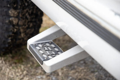 Rough Country Single Hoop Step | Universal | Alum | Pair | Multiple Makes & Models (Chevy/Ford/GMC/Ram) by Rough Country