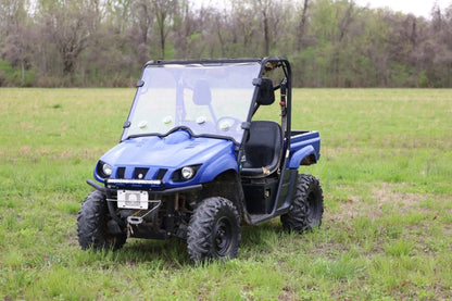 Rough Country Vented Full Windshield | Scratch Resistant | Yamaha Rhino 450/Rhino 700 by Rough Country
