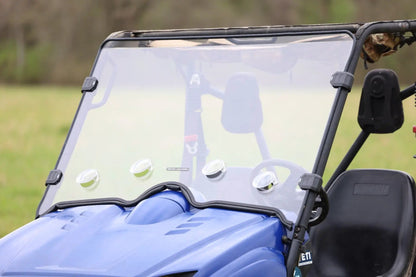 Rough Country Vented Full Windshield | Scratch Resistant | Yamaha Rhino 450/Rhino 700 by Rough Country