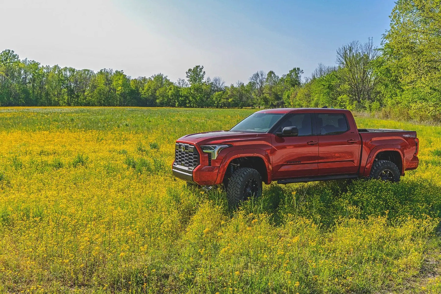 Rough Country Fender Flares | Defender | Gloss Black | Toyota Tundra 2WD/4WD (2022-2026) by Rough Country