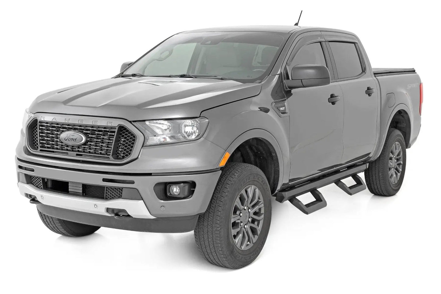 Rough Country SRX2 Adjustable Aluminum Steps | Ford Ranger 2WD/4WD (2019-2025) by Rough Country
