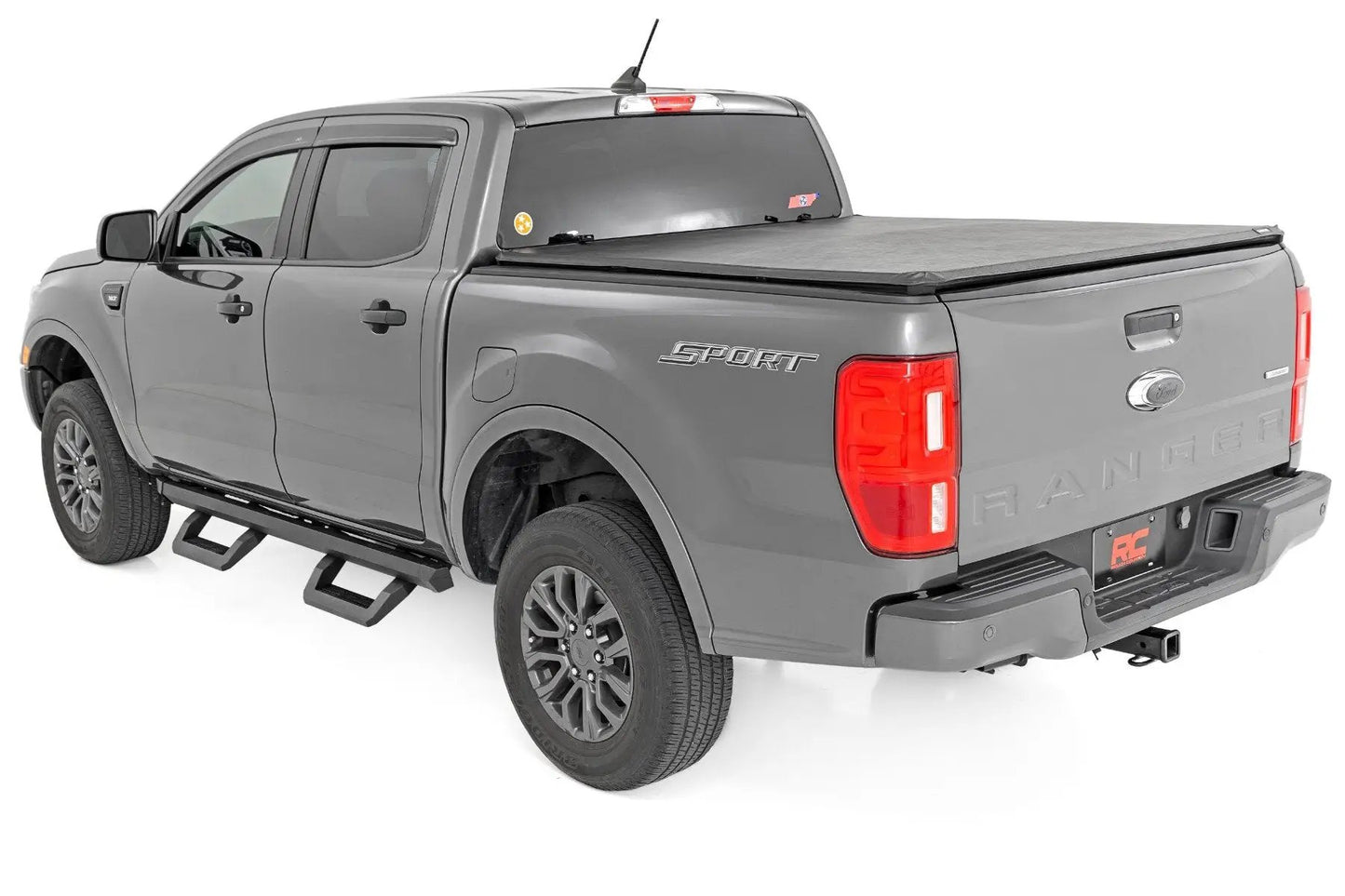 Rough Country SRX2 Adjustable Aluminum Steps | Ford Ranger 2WD/4WD (2019-2025) by Rough Country
