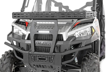 Rough Country Front Cargo Rack | 6" Black Slimline | Polaris Ranger XP 900/Ranger XP 1000 by Rough Country