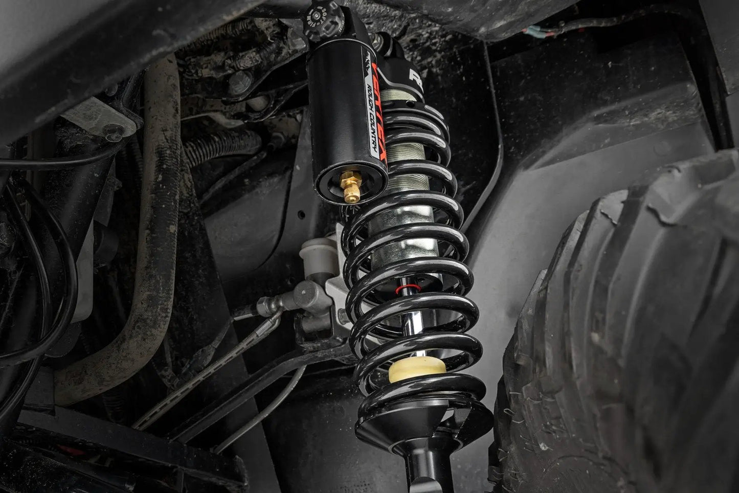 Rough Country Vertex Front Coil Over Shock Pair | Adjustable | Polaris Ranger 1000/Ranger XP 900/1000 by Rough Country