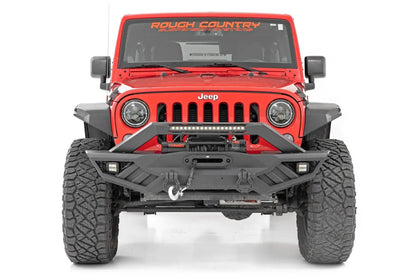 Rough Country High Clearance LED Flat Fender Flare Kit | UV Treated | Jeep Wrangler JK (07-18) by Rough Country