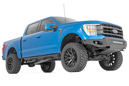 Rough Country High Clearance Front Bumper | LED Lights & Skid Plate | Ford F-150 (21-23)