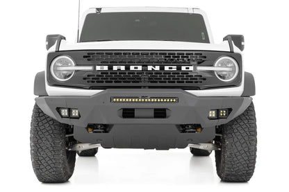 Rough Country Front Bumper | Modular | Full Wings | DRL | Ford Bronco 4WD (2021-2025) by Rough Country