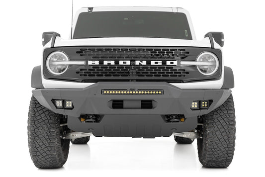 Parachoques delantero | Modular | Alas completas | DRL ámbar | Ford Bronco 4WD (2021-2025)