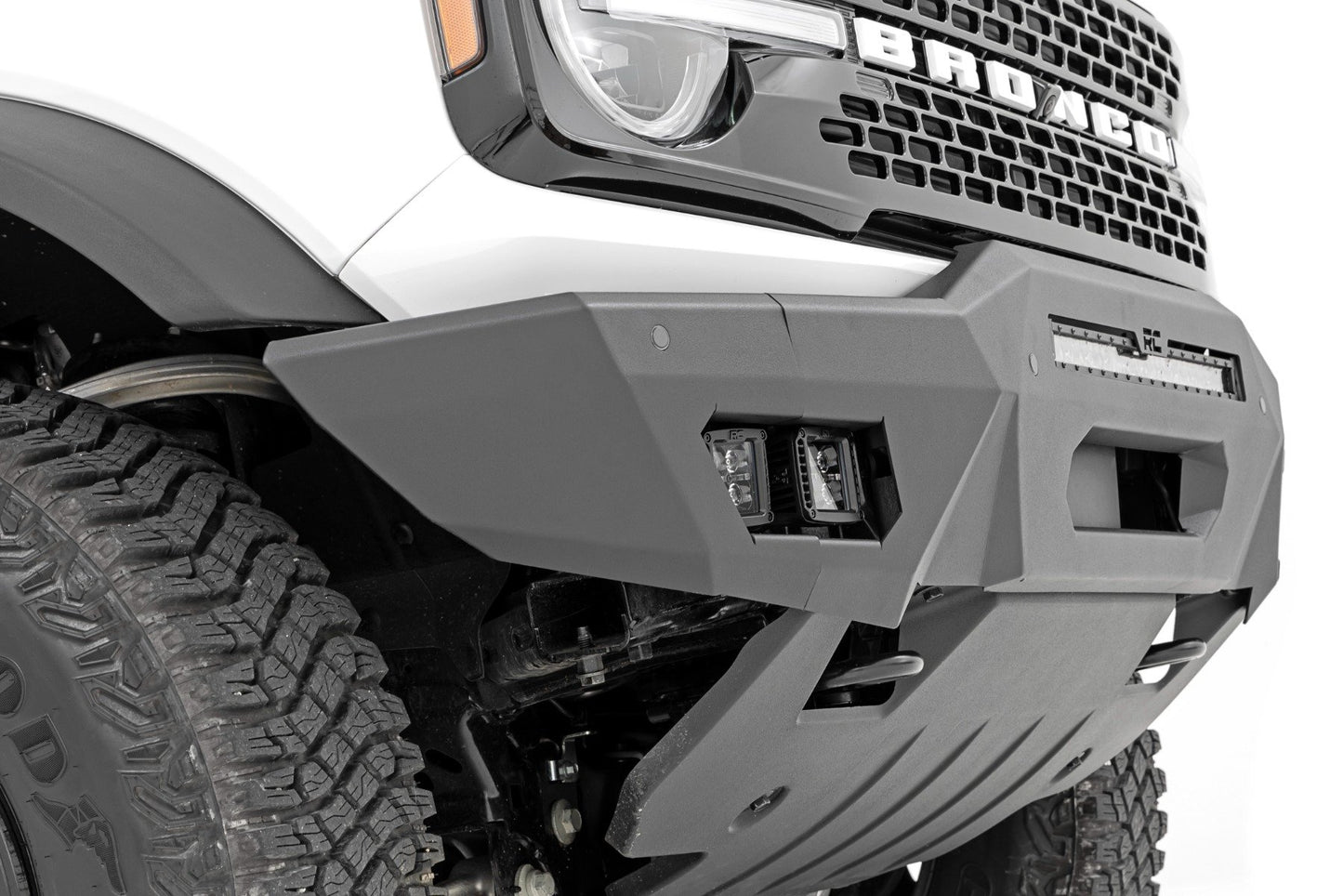 Rough Country Front Bumper | Modular | Full Wings | Ford Bronco 4WD (2021-2025)