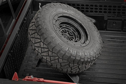 Rough Country Bed Mount Spare Tire Carrier | Universal (5x5.5 6x5.5 6x135 & 5x5.0 Bolt Patterns) by Rough Country