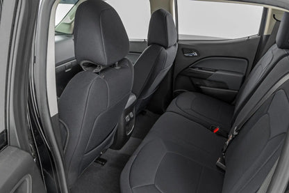 Rough Country Seat Covers | Front Bucket | Rear Bench | Chevy/GMC Canyon/Colorado (15-22) by Rough Country