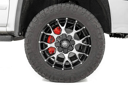Rough Country Caliper Covers | Front and Rear | Red | Toyota 4Runner 2WD/4WD (2003-2024) by Rough Country