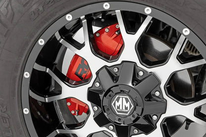 Rough Country Caliper Covers | Front and Rear | Red | Ford F-150 2WD/4WD (2021-2025) by Rough Country