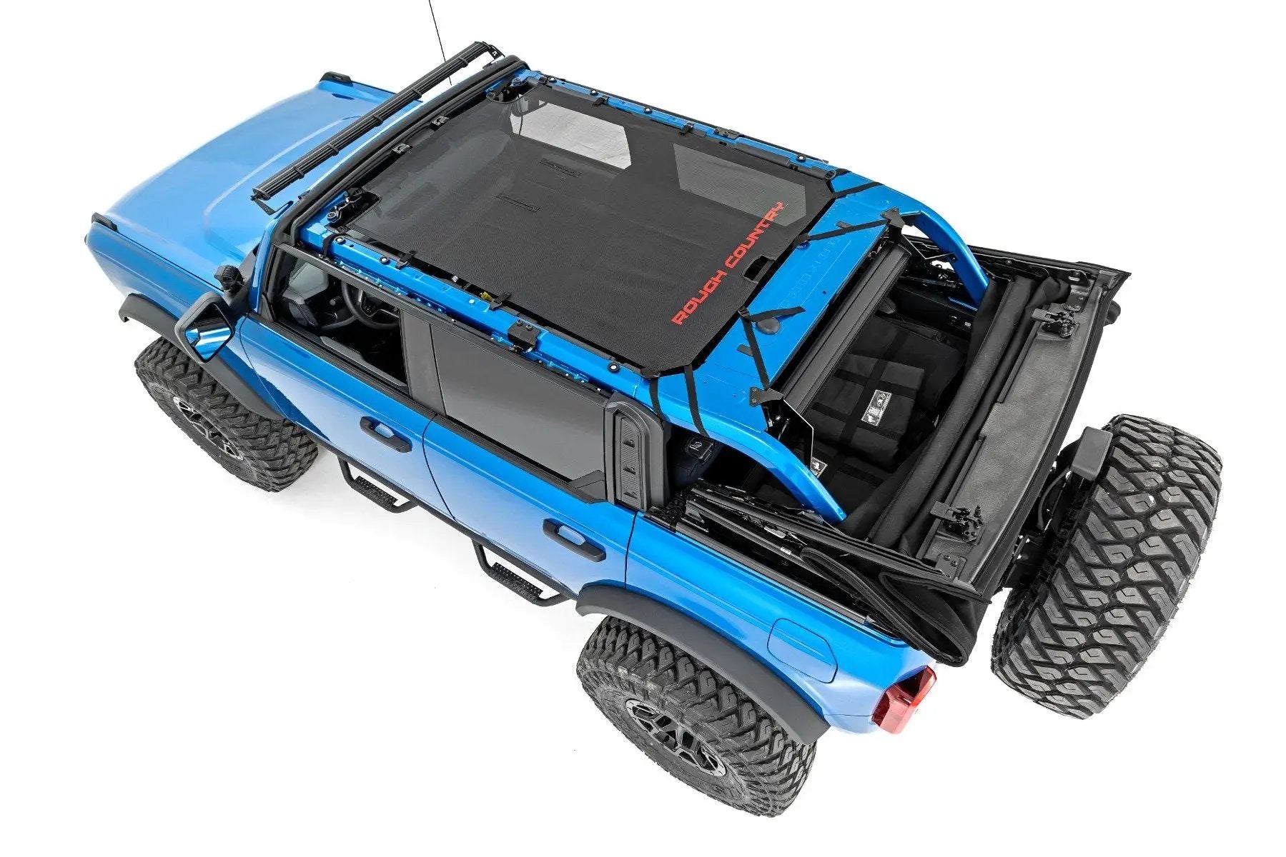 Rough Country Mesh Bikini Top Plus | Black | Ford Bronco 4WD (2021-2025) by Rough Country