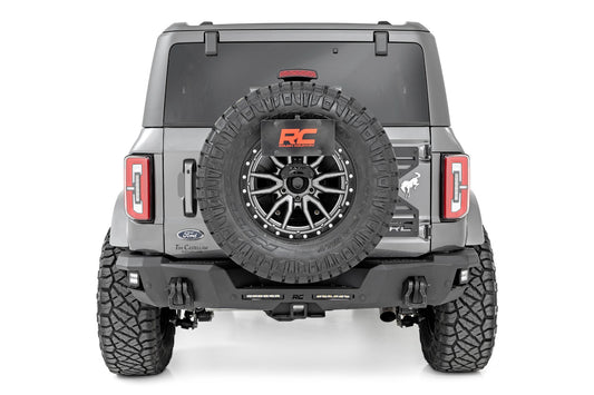 Rough Country Rear Bumper | Black Series LED | Spot | Ford Bronco 4WD (2021-2025)
