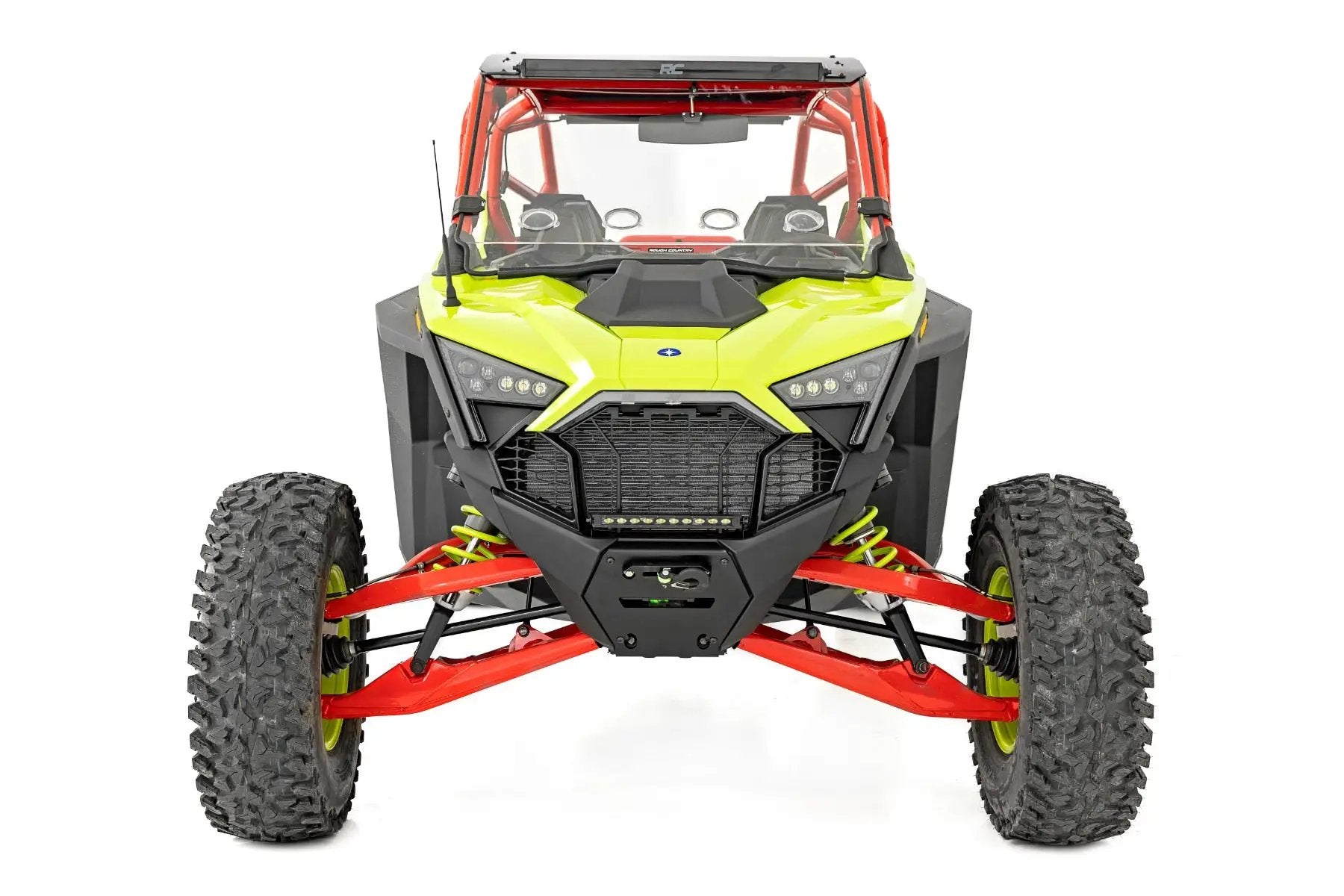 Rough Country Vented Full Windshield | Scratch Resistant | Polaris RZR Turbo R by Rough Country