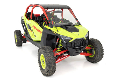 Rough Country LED Light | Winch Mount | Front | 10" Black Slimline | Polaris RZR Pro R