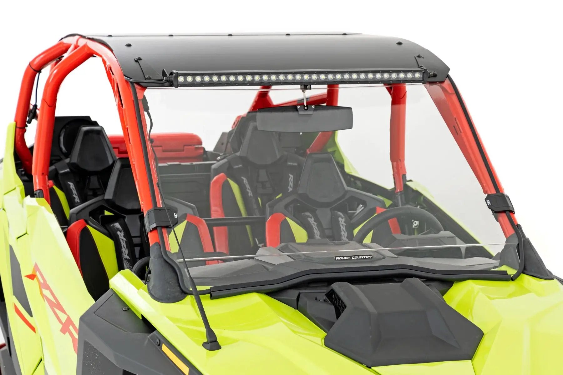 Rough Country Full Windshield | Scratch Resistant | Polaris RZR Turbo R 4 by Rough Country