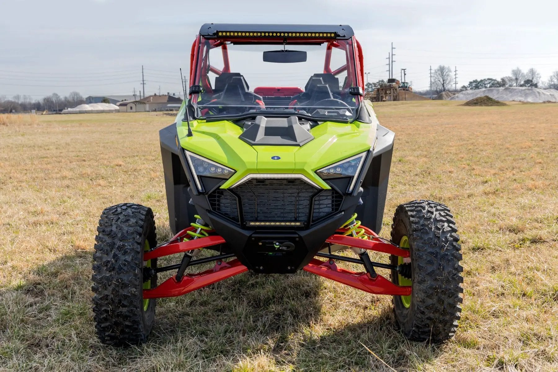 Rough Country Full Windshield | Scratch Resistant | Polaris RZR Turbo R 4 by Rough Country