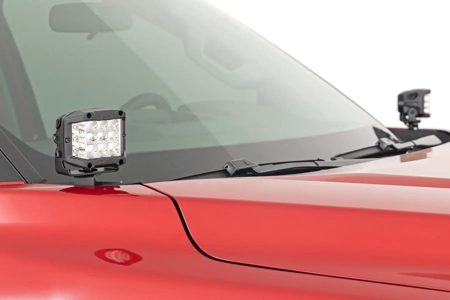 Rough Country LED Light Kit | Ditch Mount | 2" Spectrum Pair | Spot | Toyota Tundra (22-26) by Rough Country
