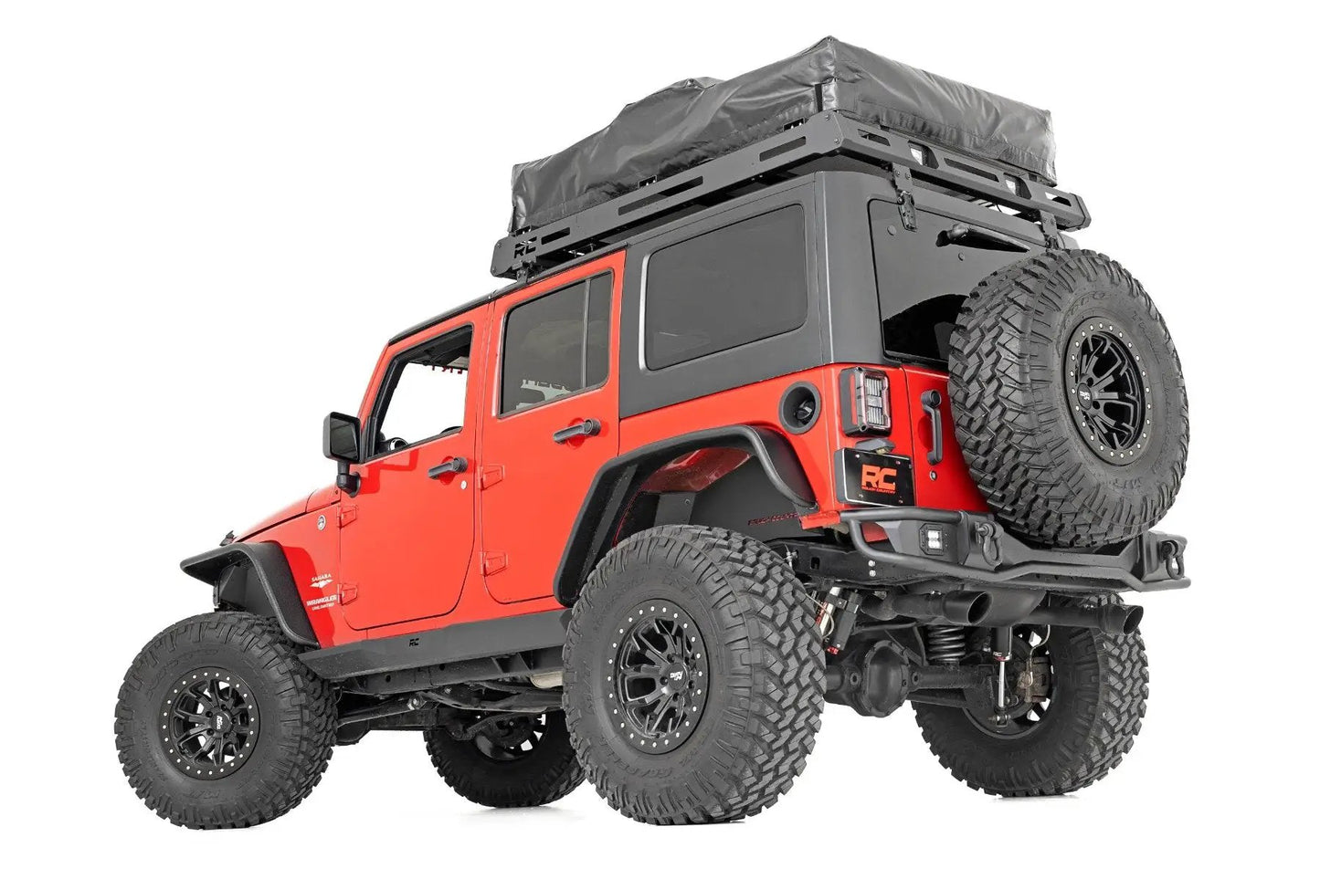 Rough Country Rock Sliders | Heavy Duty | 4-Door | Jeep Wrangler Unlimited 2WD/4WD (07-18) by Rough Country