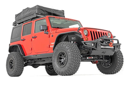 Rough Country Rock Sliders | Heavy Duty | 4-Door | Jeep Wrangler Unlimited 2WD/4WD (07-18) by Rough Country