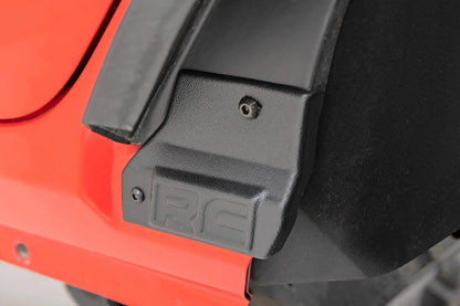 Rough Country High Clearance LED Flat Fender Flare Kit | UV Treated | Jeep Wrangler JL (18-24) by Rough Country