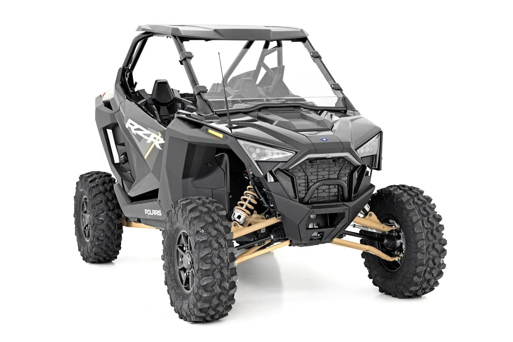 Rough Country Full Windshield | Scratch Resistant | Polaris RZR Turbo R by Rough Country