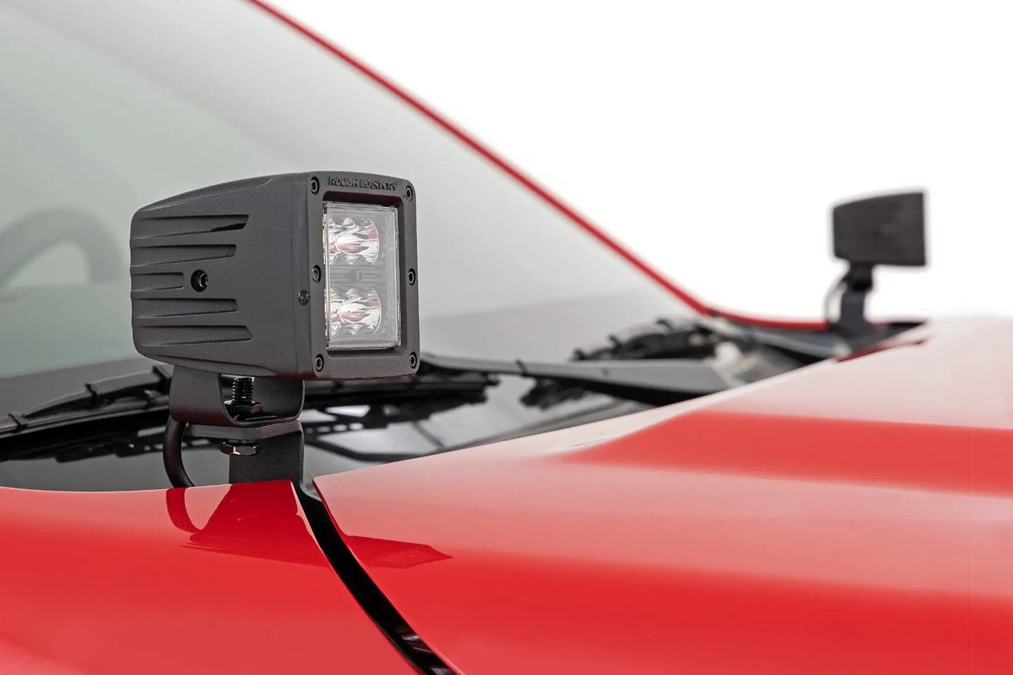 Rough Country LED Light Kit | Ditch Mount | 2" Black Pair | Amber DRL | Nissan Frontier (22-26) by Rough Country