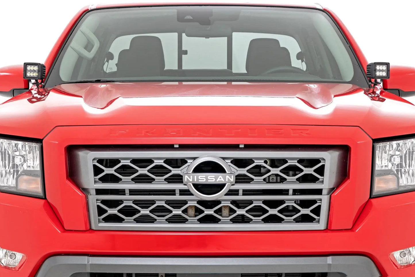 Rough Country LED Light Kit | Ditch Mount | 2" Black Pair | Spot | Nissan Frontier (22-26) by Rough Country